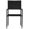 vidaXL 7 Piece Garden Dining Set Black Poly Rattan
