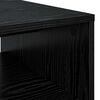 vidaXL Coffee Table Black Oak 60 x 50 x 40 cm Engineered Wood