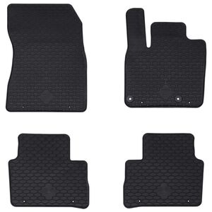 vidaXL Car Mat 4 pcs Black suitable for Nissan QASHQAI 2021- Rubber