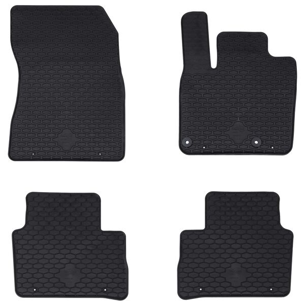 vidaXL Car Mat 4 pcs Black suitable for Nissan QASHQAI 2021- Rubber