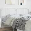 vidaXL Metal Replace Headboard White 200 cm