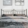 vidaXL Metal Headboard Black 193 cm