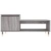 vidaXL Coffee Table Grey Sonoma 100x50x45 cm Engineered Wood