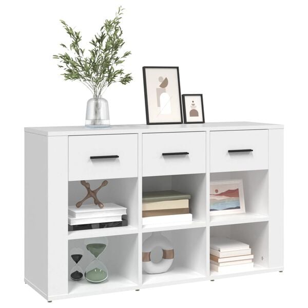 vidaXL Sideboard White 100x30x59.5 cm Engineered Wood
