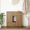 vidaXL Sideboard with Drawers and Doors Artisan Oak 70.5x34x74.5 cm