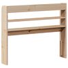 vidaXL Headboard with Shelves 100 cm Solid Wood Pine