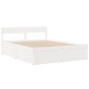 vidaXL Bed Frame without Mattress White 160x200 cm Solid Wood Pine