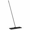 vidaXL Garden Rake Manual Black 75 x 25 x 200 cm Powder-Coated Steel