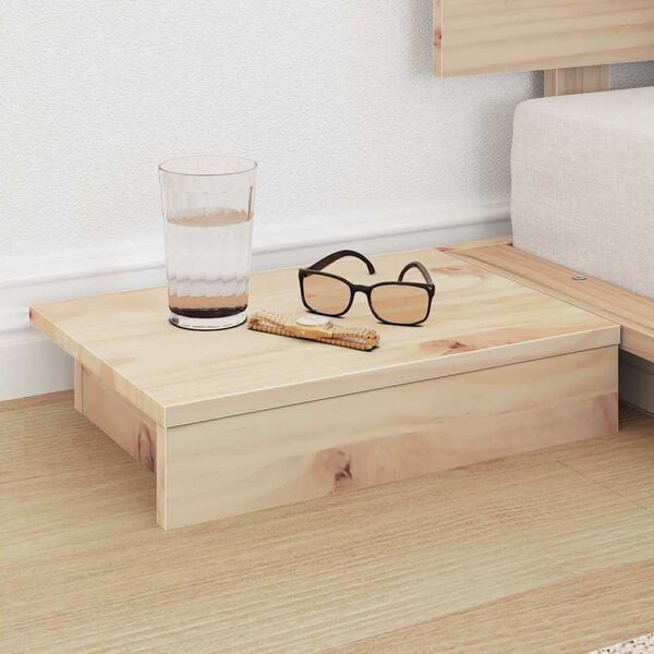 vidaXL Bed Frame Brown 80 x 200 cm Wood