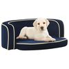 vidaXL Foldable Dog Sofa Blue 73x67x26 cm Plush Washable Cushion