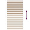 vidaXL Zebra Blind Sand Brown 120x230 cm Fabric Width 115.9 cm Polyester