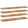 vidaXL Floating Shelves 4 pcs 160x30x4 cm Oil Finished