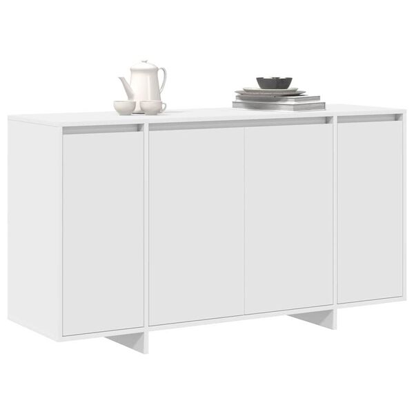 vidaXL Sideboard White 135 x 41 x 75 cm Engineered Wood