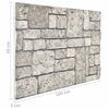 vidaXL 3D Wall Panels with Grey Brick Design 10 pcs EPS