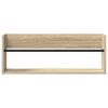 vidaXL Magazine Rack Sonoma Oak 80 x 12 x 30 cm Engineered Wood