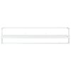 vidaXL Towel Rack White 95x25x22 cm Iron