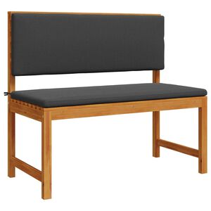 vidaXL Garden Bench Brown 100 x 50 x 91cm Solid Acacia wood