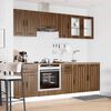 vidaXL 8 Piece Kitchen Cabinet Set Lucca Brown Oak Engineered Wood