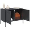 vidaXL TV Cabinet Anthracite 68x39x50.5 cm Steel
