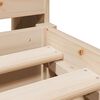 vidaXL Bookcase Bed without Mattress 160x200 cm Solid Wood Pine