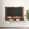 vidaXL TV Cabinet Set Old Wood 120 x 23.5 x 90 cm Engineered Wood