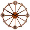 Gifts Amsterdam Wall Clock Oliver Rusty Metal Brown 55x5cm