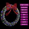 vidaXL Wreath with 150 LEDs Multicolour 120 cm Acrylic