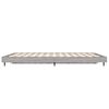 vidaXL Bed Frame without Mattress Grey Sonoma 135x190 cm Double Engineered Wood