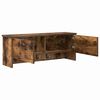 vidaXL Wall-Mounted Coat Rack with Shelf Smoked Oak 80 x 20 x 30 cm