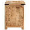 vidaXL TV Cabinet 110x35x40 cm Solid Rough Wood Mango