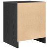 vidaXL Bedside Cabinets 2 pcs with Drawer Black 40x34x50 cm