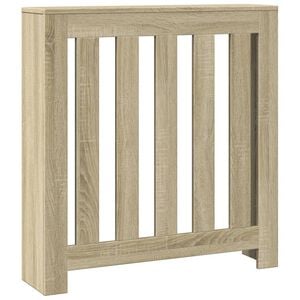 vidaXL Radiator Cover Sonoma Oak 78 x 20 x 82 cm Engineered Wood