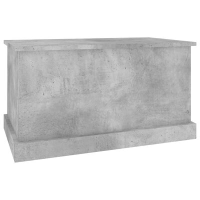 vidaXL Storage Box Concrete Grey 70x40x38 cm Engineered Wood
