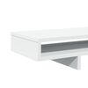 vidaXL Monitor Stand White 100x27x15 cm Engineered Wood