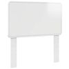 vidaXL Headboard Gloss White Engineered wood