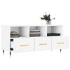 vidaXL TV Cabinet White 102x36x50 cm Engineered Wood