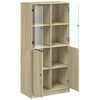 vidaXL Highboard with Doors Sonoma Oak 68x37x142 cm Engineered Wood