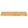 vidaXL Table Top Live Edge 80x30x3.8 cm Solid Wood Mango