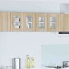 vidaXL Hanging Cabinet with Door Riga 2 pcs Sonoma Oak 60 x 31 x 40 cm