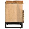 vidaXL Bedside Cabinets 2 pcs 40x33x46 cm Solid Wood Rough Mango