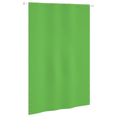 vidaXL Balcony Screen Light Green 160x240 cm Oxford Fabric
