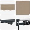 vidaXL Retractable Awning Manual Beige 400 x 200 cm Fabric