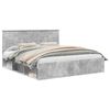 vidaXL Bed Frame Concerte gray 180 x 200 cm Engineered Wood