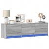 vidaXL TV Cabinet Grey Sonoma 140 x 34 x 40 cm Engineered Wood