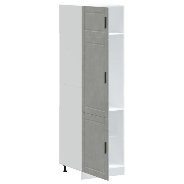 vidaXL Kitchen Cupboard "Porto" Concrete Grey Engineered Wood
