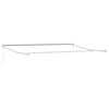 vidaXL Manual Awning Frame 4 x 2 m White Powder-Coated Aluminium