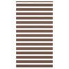 vidaXL Zebra Blind Brown 130x230 cm Fabric Width 125.9 cm Polyester