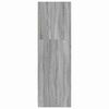 vidaXL Bathroom Cabinet Grey Sonoma 79.5 x 49 x 156 cm Engineered Wood
