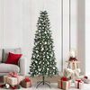 vidaXL Artificial Christmas Tree with 300 LEDs with Stand Green 210 cm