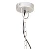 vidaXL Industrial Vintage Hanging Lamp 25 W Silver Round 41 cm E27